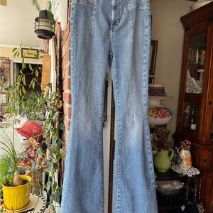 We The Free Light Blue Flare Jeans